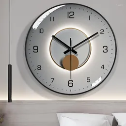 Wanduhren Luxus Nordic Uhr Quarz Stille Mechanismus Große Größe 3d Moderne Wohnzimmer Elegante Reloj Pared Dekoration Hause