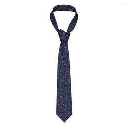 Fliegen Lässige Pfeilspitze Dünne Musiknotenschlüssel Bunte Krawatte Schmale Krawatte Für Männer Mann Zubehör Einfachheit Party Formal
