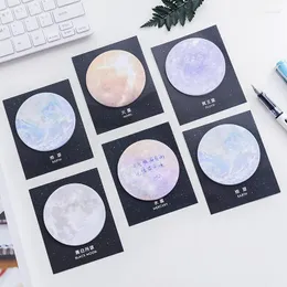 Cancelleria Creative Planet Series Sticky Notes Round Tear-off Note Pad Office Memo