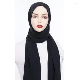 Vestuário étnico Oriente Médio Muçulmano Cor Sólida Hijab Dubai Arábia Saudita Oração Ramadã Mesquita Mulheres Turbante Deserto Turco Cachecol