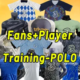 Pulisic Chel Sea 23 24 Koszulki piłkarskie Joao Felix Sterling Koulibaly Cucurella Havertz Ziyech Football Shirt 2023 2024 Mount Kante Fan Wersja Polo