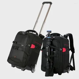 Valigie Trolley di marca Valigia Borsa per fotocamera Tracolla Multifunzione Ruote da viaggio Bagagli da viaggio di grande capacità