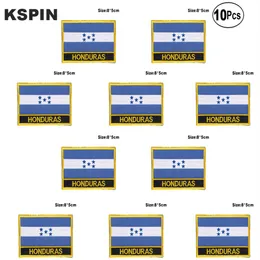 Honduras flagga broderilappar Stryk på såg på transferlappar Syapplikationer för kläder i hemträdgård335J