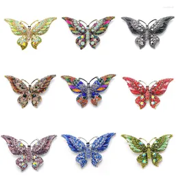 Brooches PD BROOCH High-quality And Environment-friendly Alloy Beautiful Butterfly Various Colors High-end Gifts Stock Enamel Pin