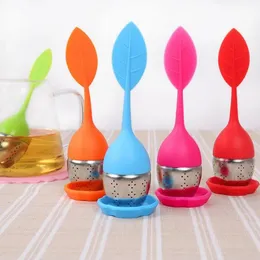 silicon tea infuser leaf silicone infuser with food grade make tea bag filter creative stainless steel tea strainers wholesale
