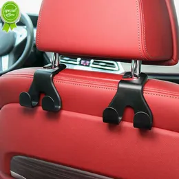 1 stücke Auto Hinten Sitz Doppel Kopf Lagerung Haken Auto Sitz Kopfstütze Aufhänger Handtasche Telefon Halter Organizer Haken Clip Decor auto Gadget