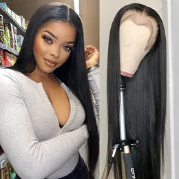 Brazilian Straight Hair Wig HD Lace Front Human Hair Wigs For Black Women 4X4 Straight Lace Closure 360 Wig