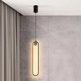 Pendelleuchten Moderne LED-Lampe mit verstellbarer Linienwand im Wohnzimmer und Schlafzimmer, Nachttisch, TV, dekorative Beleuchtung