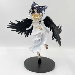 Figuras de brinquedo de ação 30cm kdcolle overlord iv albedo wing anime menina figura overlord albedo so-bin figura de ação colecionável modelo boneca brinquedos