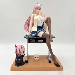 Action-Spielzeugfiguren, 25 cm, DARLING in the Zero Two, Anime-Mädchen-Figur, Zero Two Action-Figur, Sammlerstück, Modell, Puppe, Spielzeug, Geschenk