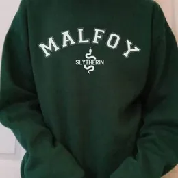 Calças malfoy moletom casa moletom escuro academia crewneck faculdade moletom draco malfoy unissex camisa outono inverno moletom