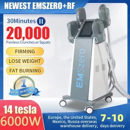 2023 NEW EMSZERO 14 TESLA HI-EMT NEO EMS 신체 슬inming 근육 마흐카인 지방 화상 장비 뜨거운