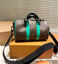 مصمم أكياس الكتف Nigo Keepall XS XS Boston Cross Bags Princed Classic Canvas Presching Leather Leathering Platwork Patcory Luxury 25cm Handbags