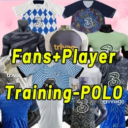 23 24 CFC Futebol Jerseys NKUNKU PULISIC MONTE JOAO FELIX HAVERTZ STERLING 2023 camisa de futebol T. SILVA CUCURELLA MUDRYK ENZO Fans versão do jogador treinamento POLO