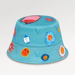 2023 YK FACES Designer Bucket Hat Summer Mens Luxury Fitted Hat Fashion Women S Sun Hat Bob Homme Casquette Vacation Sunhats
