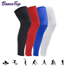 ذراع الساق تدفئة Bracetop 1 زوج أطول ضغط Legwarmers كرة السلة لكرة القدم جوارب ركبة الركبة الأكمام UV الشمس الرجال النساء 230712