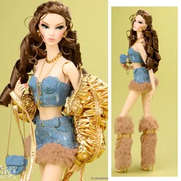 Dockor Limited Sale Collection Original 16 Cool Girl MIZI Moveable Beautiful Fashion Doll 230712