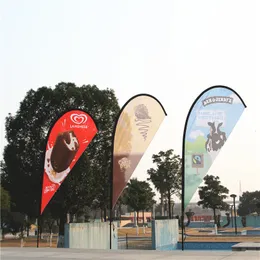 Banner Flags Free Polyester customize Flags and Banners Outdoor advertising supply sport party meeting beach teardrop flag and banner 230712