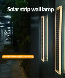 مصابيح حائط LED حديثة 20 سم 60 سم 100 سم مصابيح توفير الطاقة لغرفة المعيشة طويلة الجدار مصباح الديكور في الهواء الطلق الشمعدان