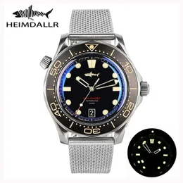 Armbanduhren HEIMDALLR Sea Ghost NTTD Taucheruhr 200 m wasserdicht NH35 Automatik C3 leuchtendes Saphirglas 42 mm Herren-Wistwatch 230712