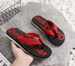 Slippers Summer Men Flip Flops Non-Slip Beach Sandals Male Male Letter Fashion Fashion Shoes Shoes Man Slippers Slipper Bath Slides 230712