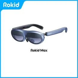 VR AR Accessorise Rokid Max AR 3D Smart Glasses Micro OLED 215Max screen 50 FoV Viewing For Phones Switch PS5 Xbox PC VR All in One 230712