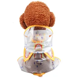 Vestuário para cães PETCIRCLE Roupas para cães Arco-íris Capa de chuva à prova d'água para cães pequenos Filhotes de estimação Gatos para todas as estações Roupas fofas para animais de estimação Roupas para animais de estimação Casaco para cães 230712