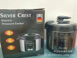 Silver Crest 6l English Pressure Cooking Electric Rice Ris Cooker gränsöverskridande export Utländsk handel exklusivt för källtillverkare grossist