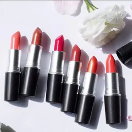 Tubo di alluminio lucido tutto acceso vortice vedi puro Rossetto Labbra opache Trucco Impermeabile Lunga durata Ramoscello Rubino Woo Mocha Trucco di marca Alta qualità