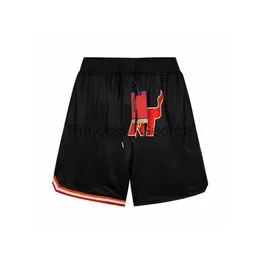 Mens Shorts Mens Shorts Tasarımcı Şort Basketbol Şortu Elastik Bel Giyim Eşyaları Vintage Split Pant Spor Hip Pop Drawstring Kısa Batı Doğu Spor Salonu Kısa