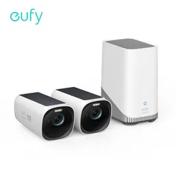 كاميرات IP Eufy Security S330 Eufycam 3 كاميرا أمان في الهواء الطلق اللاسلكية 4K Solar Panel Forever Power Face التعرف على AI 230712