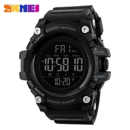 SKMEI 1384 Sport Watch Stopwatch Count Down Mens Digitala klockor mjuk klocka för manlig reloj hombre med stötsäker 2 tid