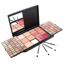 Eye Shadow 112 Colors Eyeshadow Palette Cosmetic Blush Foundation Face Powder Makeup Case with Mirror Glitter Eye Shadow Palette Maquillage 230712