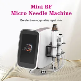 2023 Terapia laser viso 2 in 1 con martello freddo e radiofrequenza frazionata Rf Microneedle lifting facciale