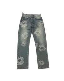 Mens jeans Denim Jeans Jean skinny Pants Man bell-bottoms Rhinestone slim Denim pants Hip hop street