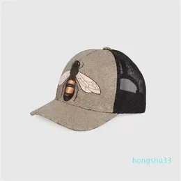 Luxurys Designer Heren Baseball Caps vrouw Merk Tijgerkop Hoeden slang Geborduurd bot Mannen Vrouwen pet Zonnehoed gorras Sport mesh trucker Cap