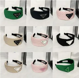 Brand Designer Women P Letter Printing Headbands Hairband Fashion Headwear Thin -brimmed Knotted Hairclasp Hair Hoop Luxury Hair Accessories