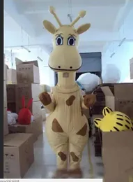 2023 nowy kostium maskotki żółtej żyrafy kostium postaci z kreskówki