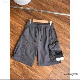 Erkekler Pantolon Mens Morts Stones Island Tasarımcıları Kargo Rozeti Yamaları Yaz Swardpants Spor Pantolon 2023SS Büyük Cep Tabancaları Pantolonlar01