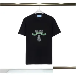 Kadın T-Shirt Erkek Kadın Tişört Moda Tasarımcı Gömlekleri Yazılarla Yaz Gündelik Erkekler Tee Hip Hop Tasarım Giysileri S-2XL 3XL DROP DHFEV