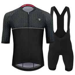 サイクリングシャツトップス 2023 Raudax 男性夏服セット通気性マウンテンバイク服 Ropa Ciclismo Verano トライアスロンスーツ 230712