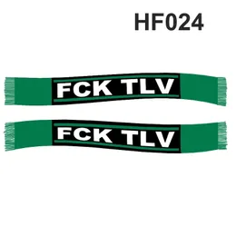 Banner Flags 145*18 cm boyutu FCK TLV MHFC Fanlar için Çift Yüzlü Örme HF024 230712