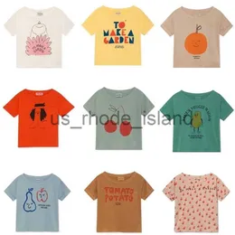 티셔츠 Bobozone New Bobo Loose T-Shirt for Kids Boys Girls Summer Tee Tops 210306 x0714