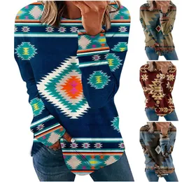 Kadınlar Blouses 3d Soyut Baskı Blusas de Verao Mulher 2023 Y2K Street Giyim Üstleri Kadınlar Vintage ve Roupa Feminina