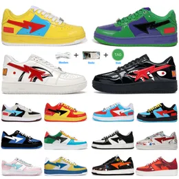 Designer Platform Mens Womens Casual Shoes Camo Combo Pink Red White Black Green Orange Blue White Grey Black Shark Black Men Sport Sneakers Jogging Walking Shoe