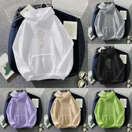 Sweats à capuche pour femmes à manches longues imprimé tous les jours sweat à capuche vêtements pull uni pour les femmes haut