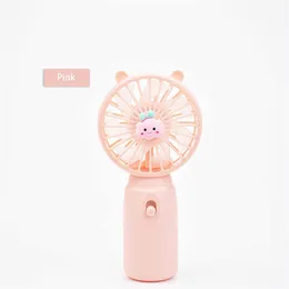 Electric Fans Silent Fan Carry Replaceable Battery Cool Appliances Small Fan Mute Cute Electric Fan Desktop Fan Diy Desktop Mini Fan Mini