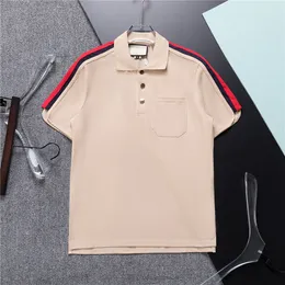 Polos Designer Thirt Shirt Golf Polos per uomo Polos primavera Polos Designer Nuova Testa di lusso da donna Fantasca corta Manica corta Monogramma Casual Monogram Print Grid Top Times XXXL