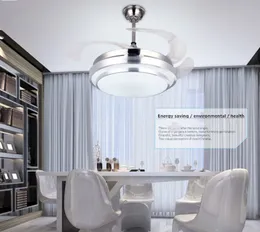 LED -takfläktar med ljus takljus fläktlampa fjärrkontroll dekorativt sovrum