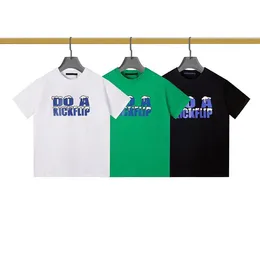 23SS 디자이너 편지 인쇄 T 셔츠 티 스웨트 셔츠 패션 하이 스트리트 쇼트 슬리브 여름 캐주얼 티셔츠 통기성 남성 여성 승무원 목이 짧은 슬리브 셔츠 3xl m9